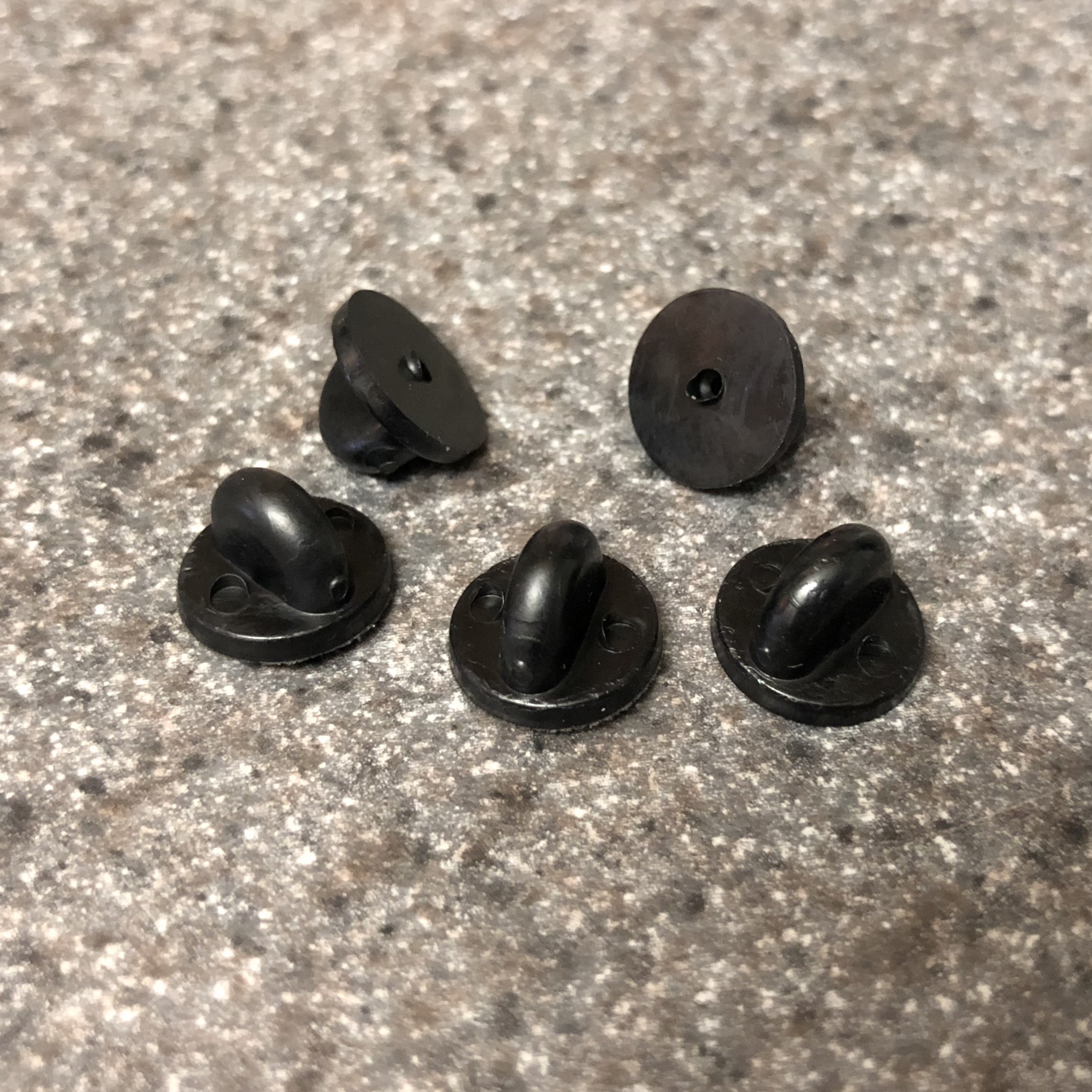 Rubber Lapel Pin Backs - 5 Pack — Endor Finders